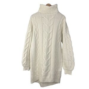 JustFab Cable Knit Sweater Dress